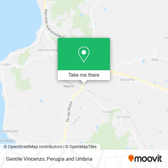 Gentile Vincenzo map