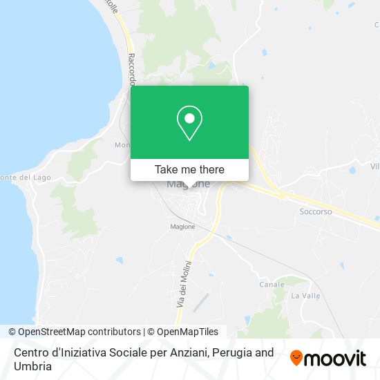 Centro d'Iniziativa Sociale per Anziani map