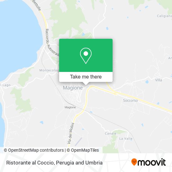 Ristorante al Coccio map