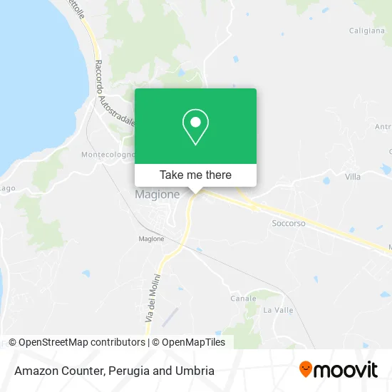 Amazon Counter map