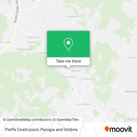 Pieffe Costruzioni map