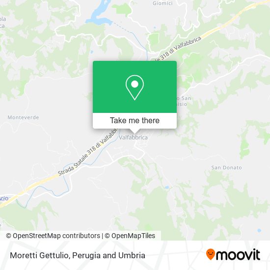 Moretti Gettulio map