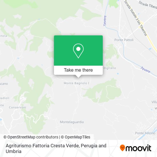 Agriturismo Fattoria Cresta Verde map