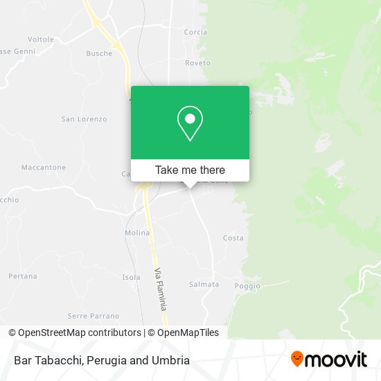 Bar Tabacchi map