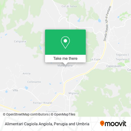 Alimentari Cagiola Angiola map