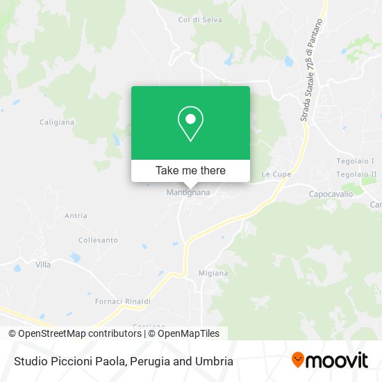Studio Piccioni Paola map