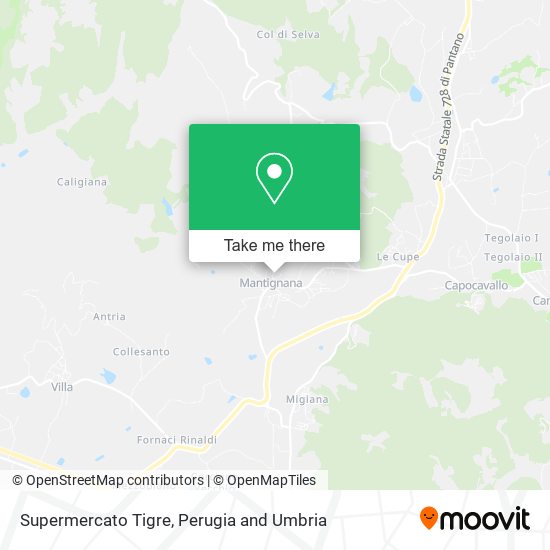 Supermercato Tigre map
