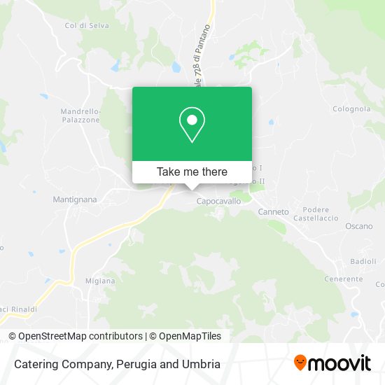 Catering Company map