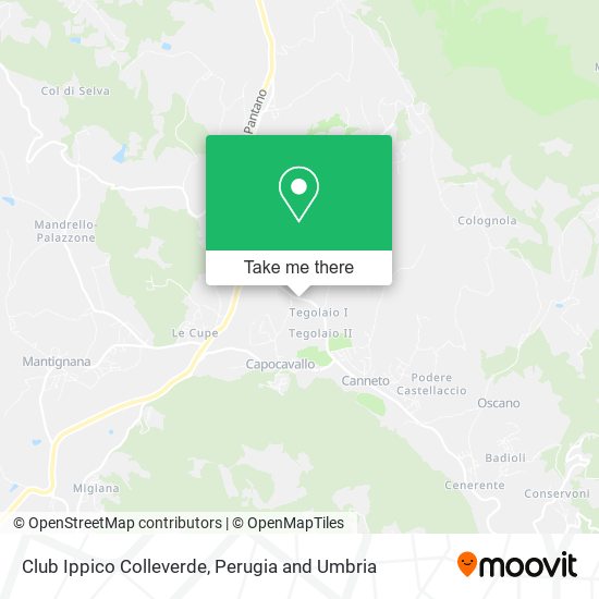 Club Ippico Colleverde map