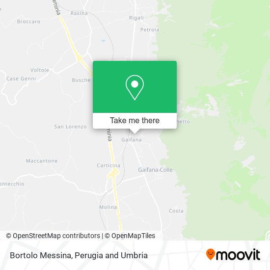 Bortolo Messina map
