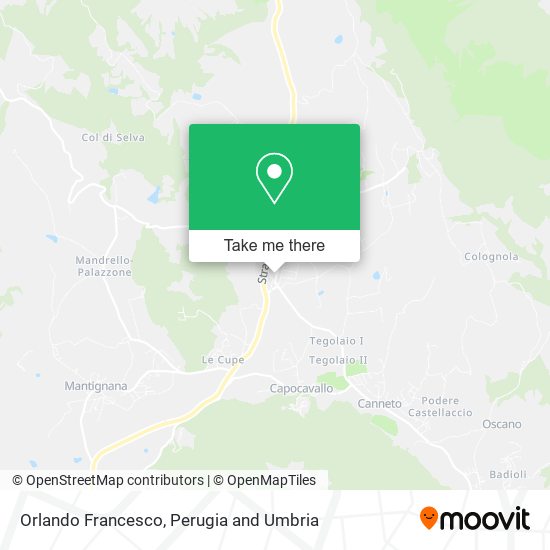Orlando Francesco map
