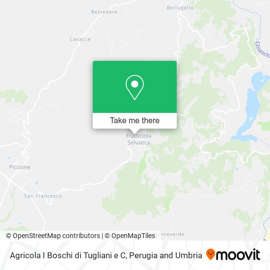 Agricola I Boschi di Tugliani e C map