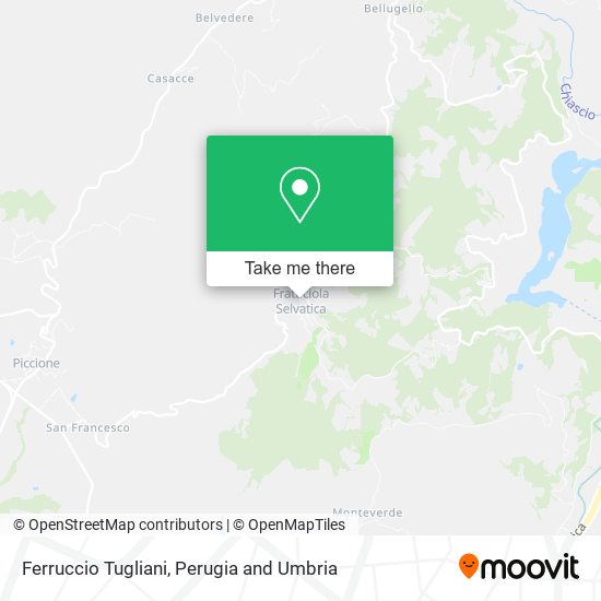 Ferruccio Tugliani map