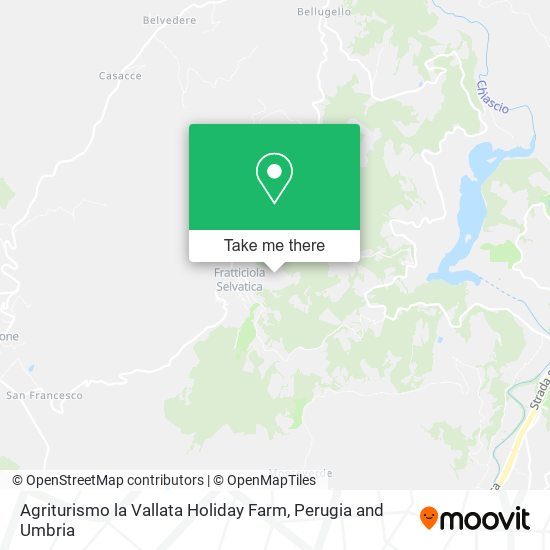 Agriturismo la Vallata Holiday Farm map