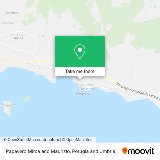 Papavero Mirca and Maurizio map