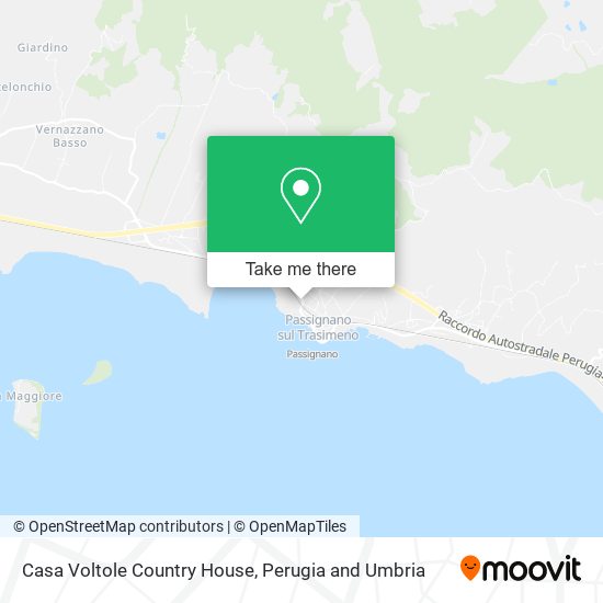 Casa Voltole Country House map
