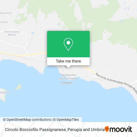 Circolo Bocciofilo Passignanese map