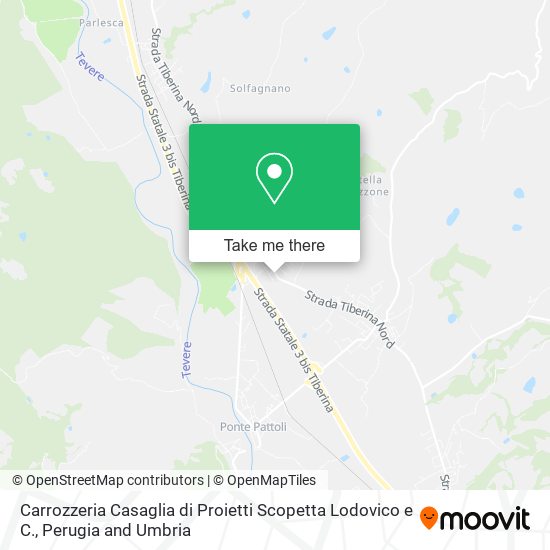 Carrozzeria Casaglia di Proietti Scopetta Lodovico e C. map