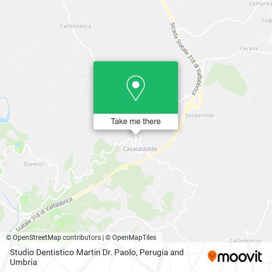 Studio Dentistico Martin Dr. Paolo map