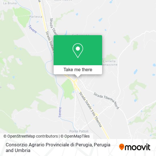 Consorzio Agrario Provinciale di Perugia map