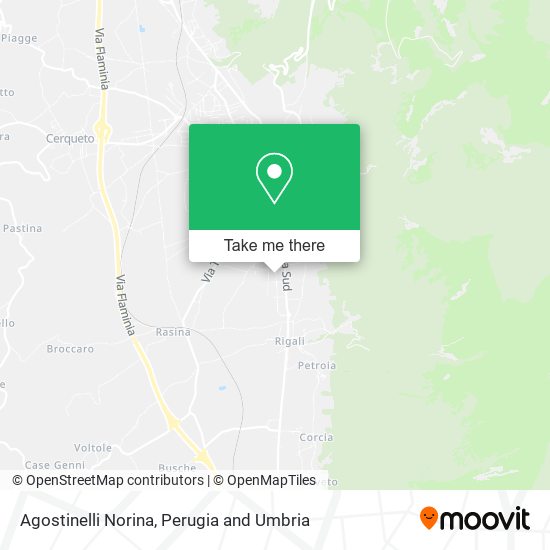 Agostinelli Norina map