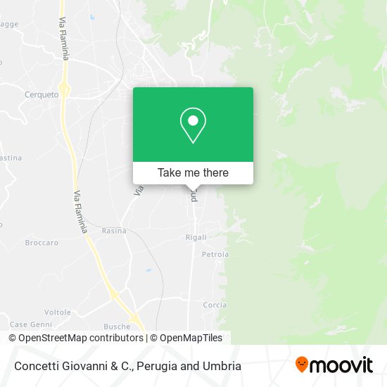 Concetti Giovanni & C. map