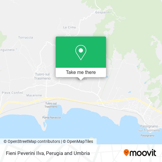 Fieni Peverini Ilva map