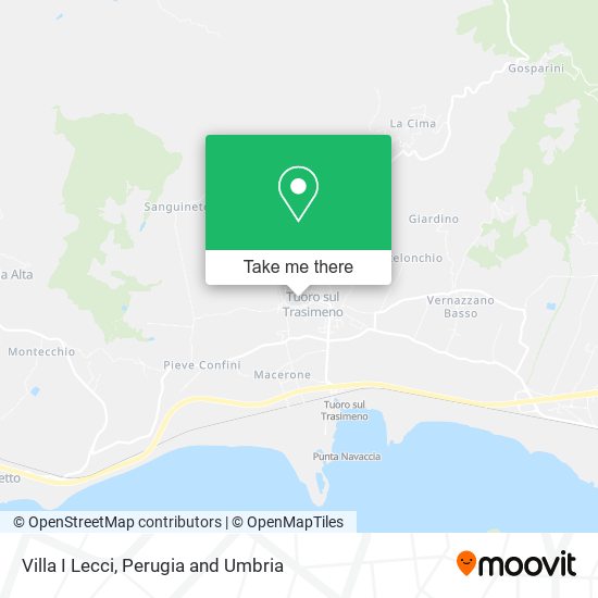 Villa I Lecci map