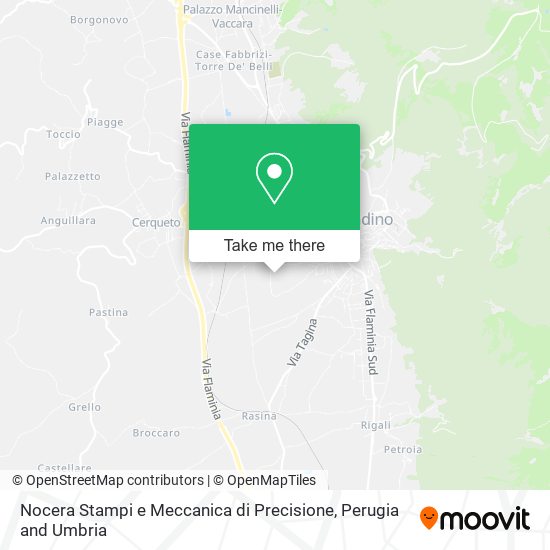 Nocera Stampi e Meccanica di Precisione map