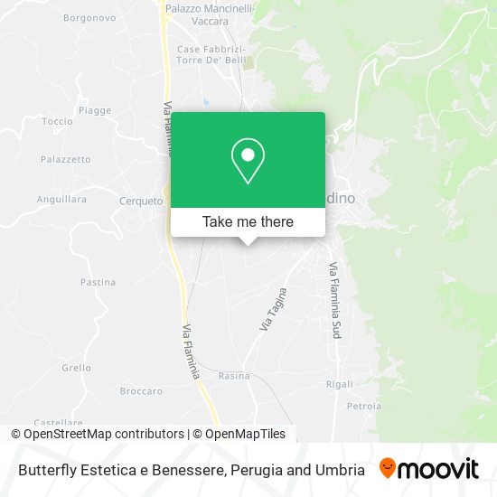 Butterfly Estetica e Benessere map