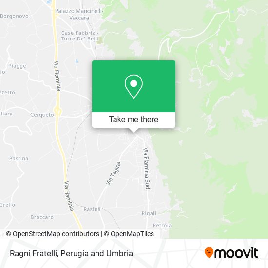 Ragni Fratelli map
