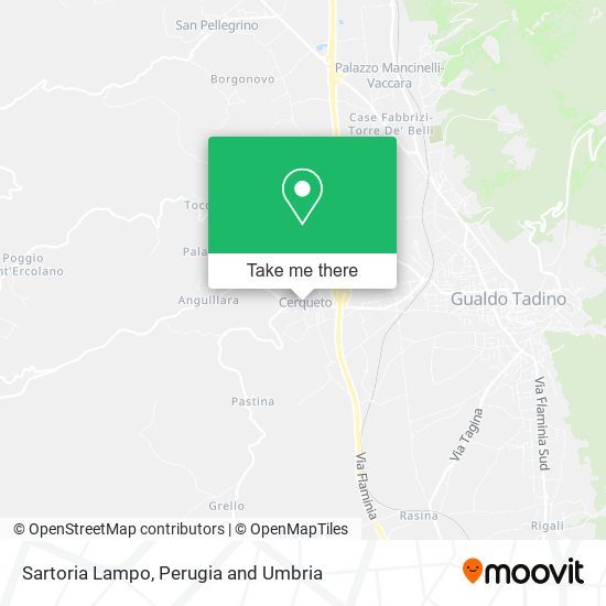 Sartoria Lampo map