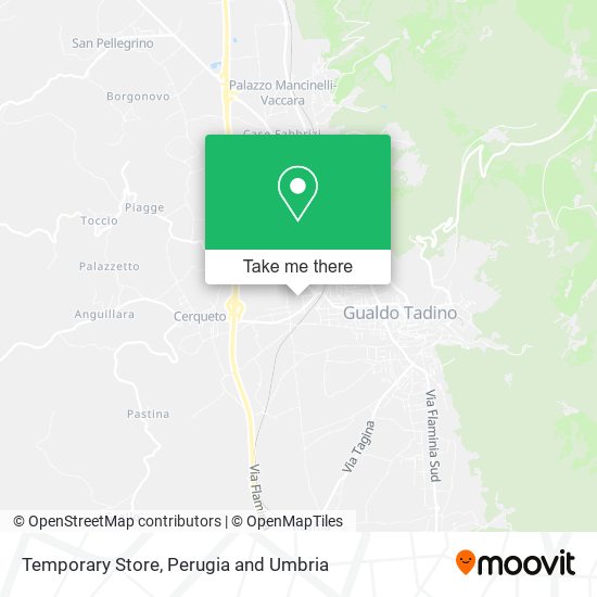 Temporary Store map