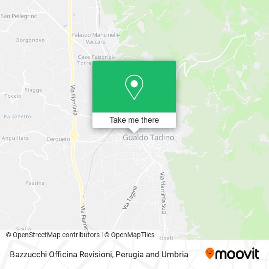 Bazzucchi Officina Revisioni map