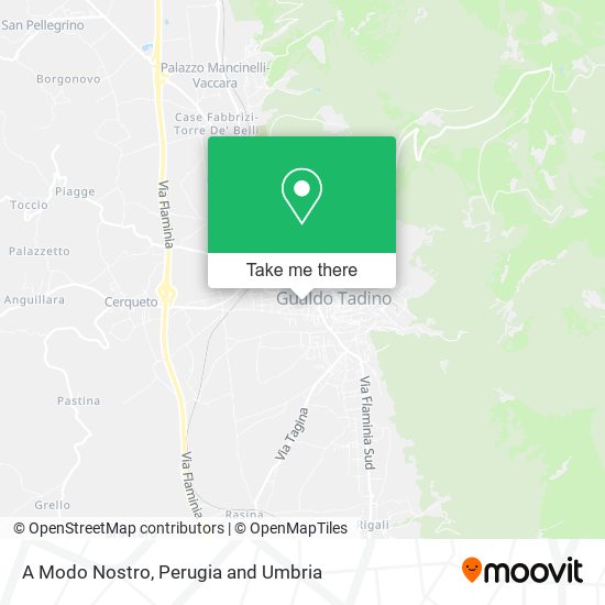 A Modo Nostro map