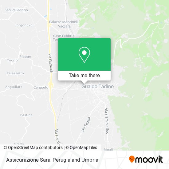 Assicurazione Sara map