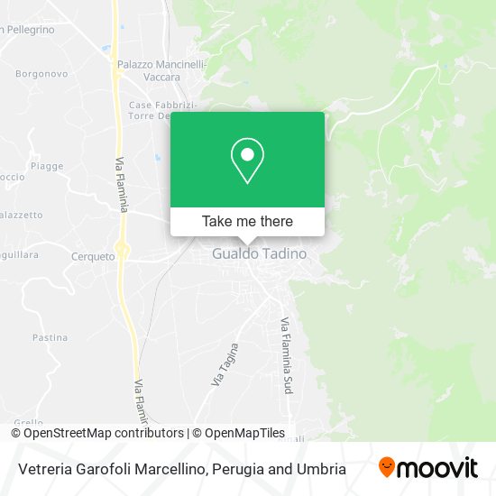 Vetreria Garofoli Marcellino map