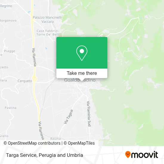 Targa Service map
