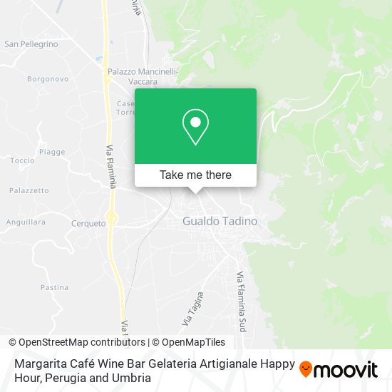 Margarita Café Wine Bar Gelateria Artigianale Happy Hour map