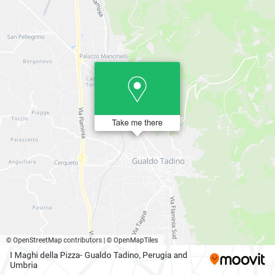 I Maghi della Pizza- Gualdo Tadino map