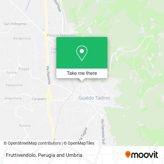 Fruttivendolo map