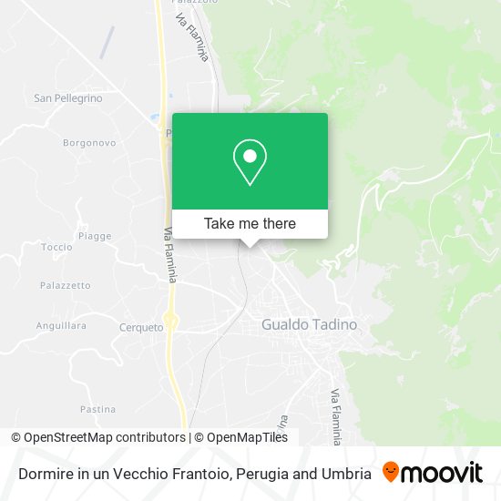 Dormire in un Vecchio Frantoio map