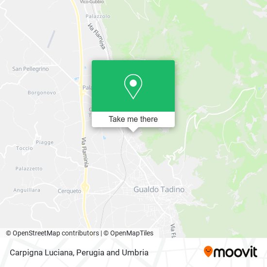 Carpigna Luciana map