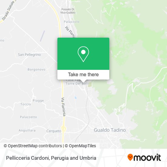 Pellicceria Cardoni map
