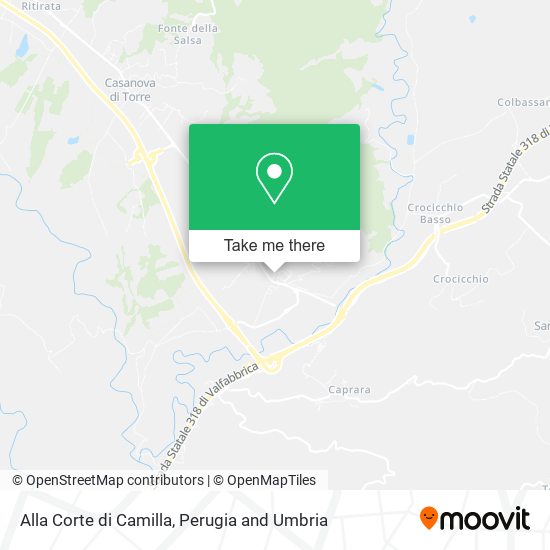 Alla Corte di Camilla map