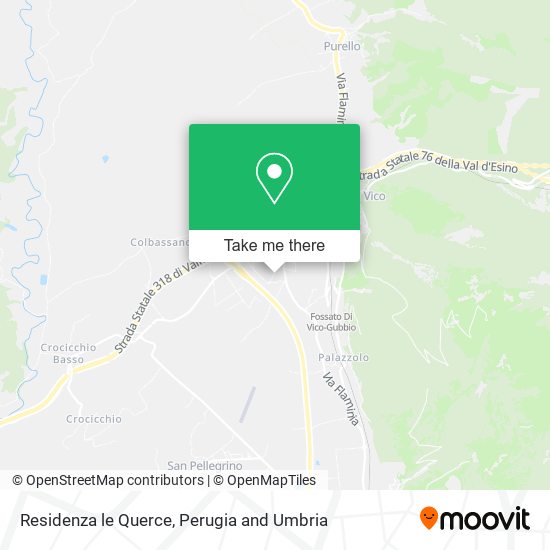 Residenza le Querce map