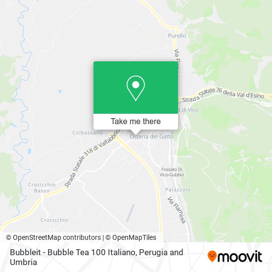 Bubbleit - Bubble Tea 100 Italiano map