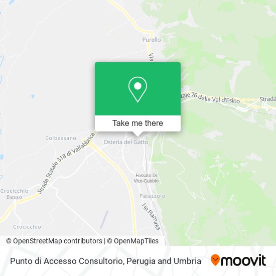 Punto di Accesso Consultorio map