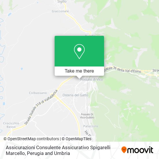 Assicurazioni Consulente Assicurativo Spigarelli Marcello map