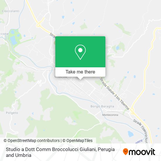 Studio a Dott Comm Broccolucci Giuliani map